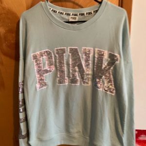 aqua PINK sweatshirt